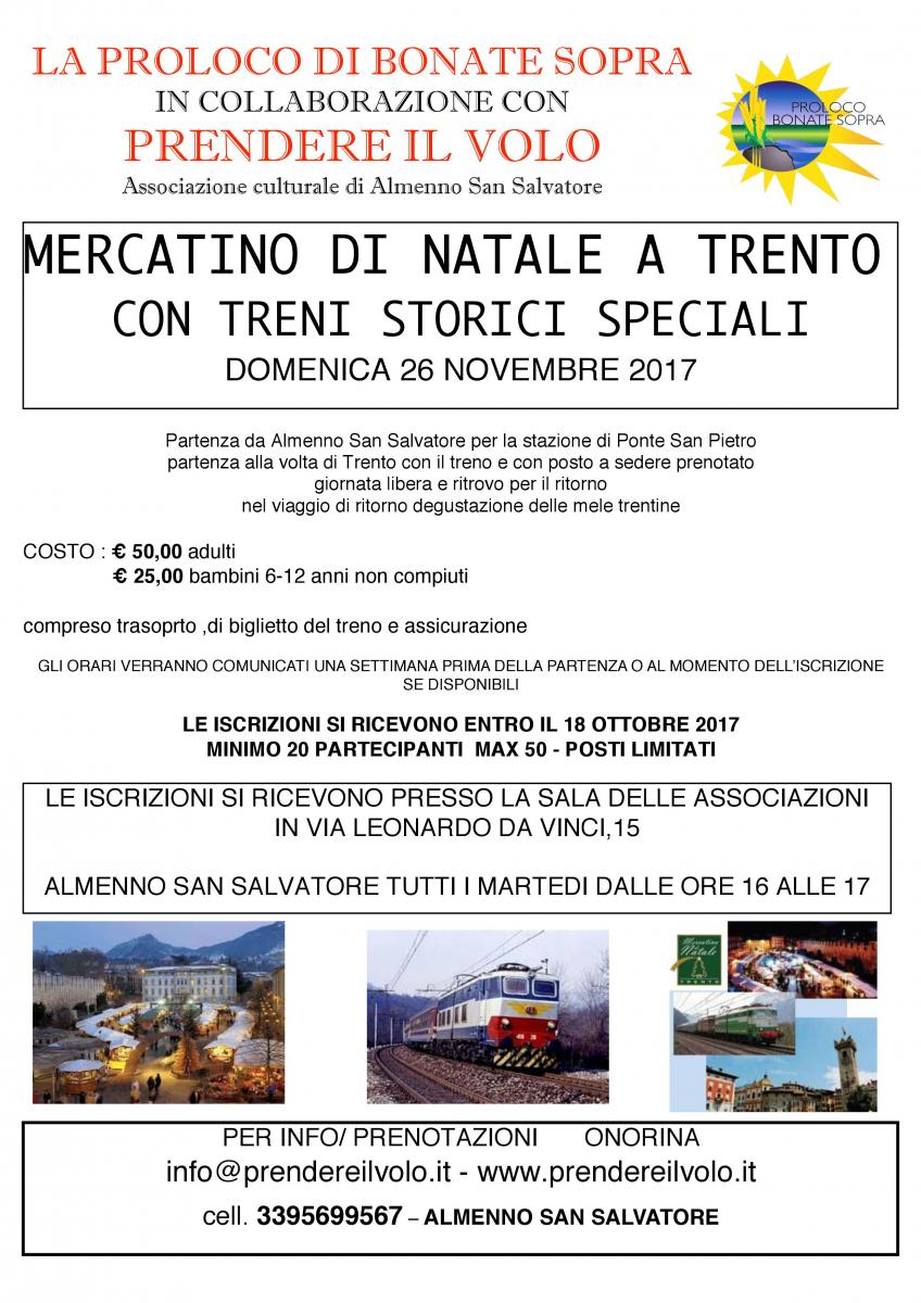 26 Novembre 2017 - MERCATINO di NATALE a TRENTO